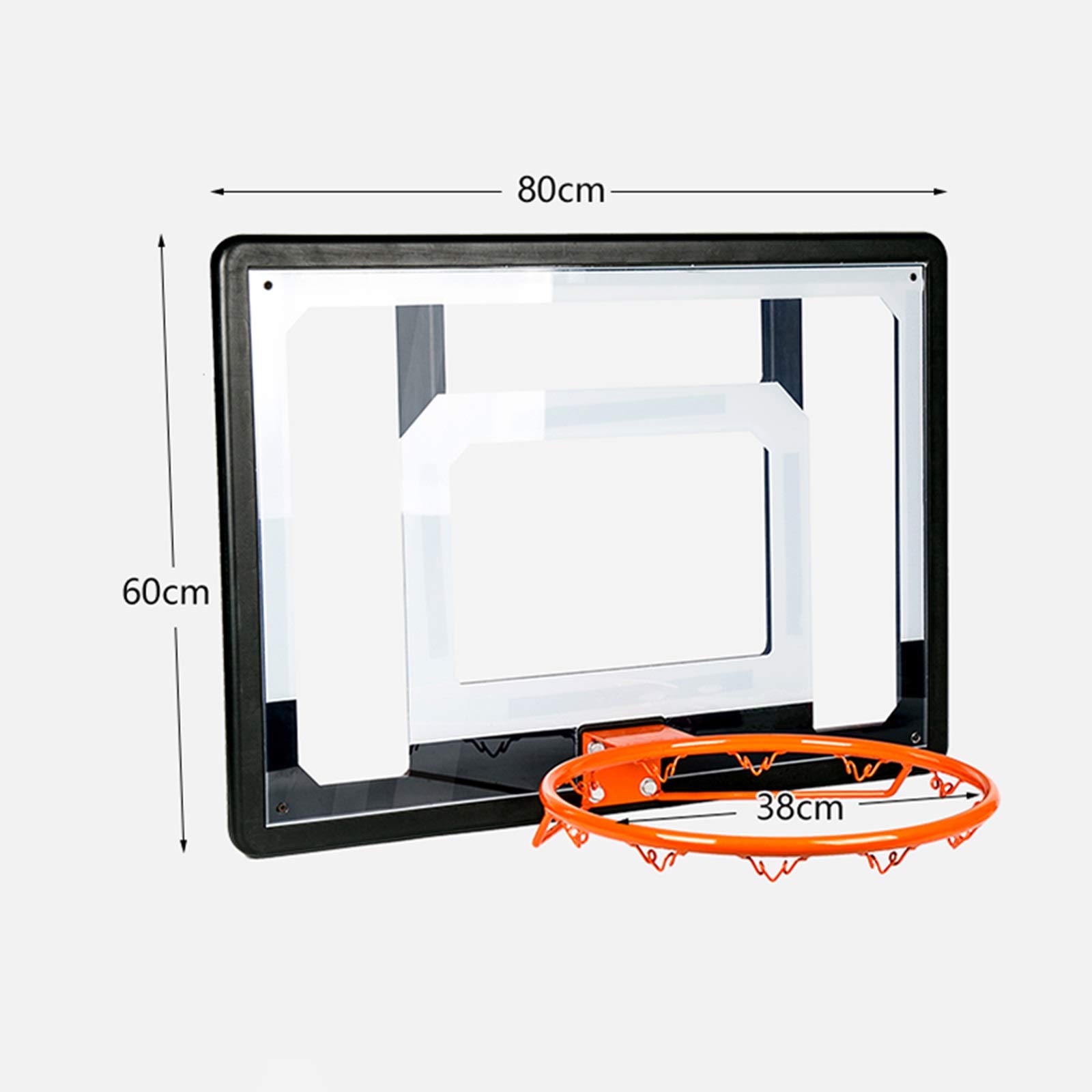 Tableros de Baloncesto para Montaje en Pared, aro de Baloncesto con Redes y Bomba, para Juegos de Mesa Arcade de Parques de dormitorios,