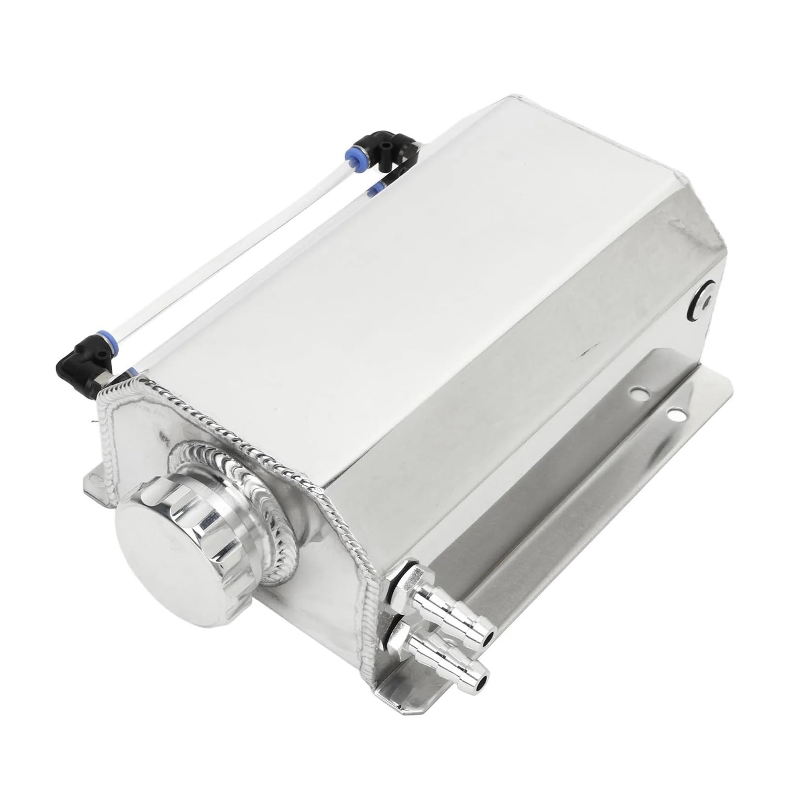 Serbatoio Del Liquido Refrigerante Serbatoio Troppopieno Liquido Raffreddamento Universale Per Radiatore In Lega Alluminio Da 2 Litri Per Maggior Parte Delle Auto