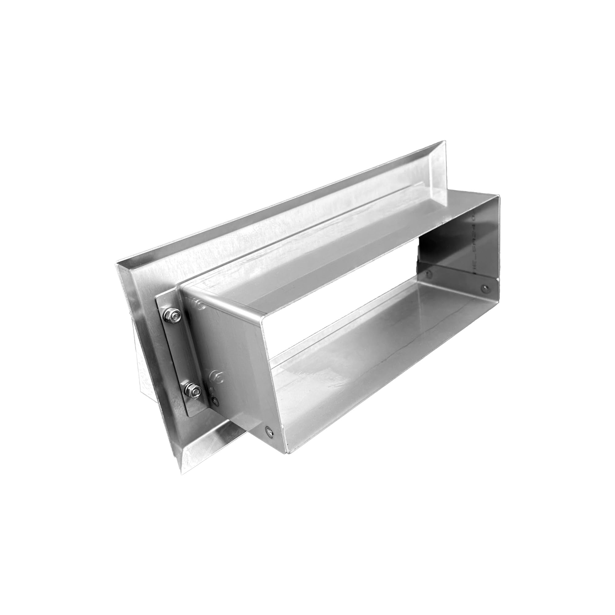 Rejilla de ventilación plana de acero inoxidable con canal plano, sistema de ventilación: 150 (90 x 220), sistema 150 (220 x 90)