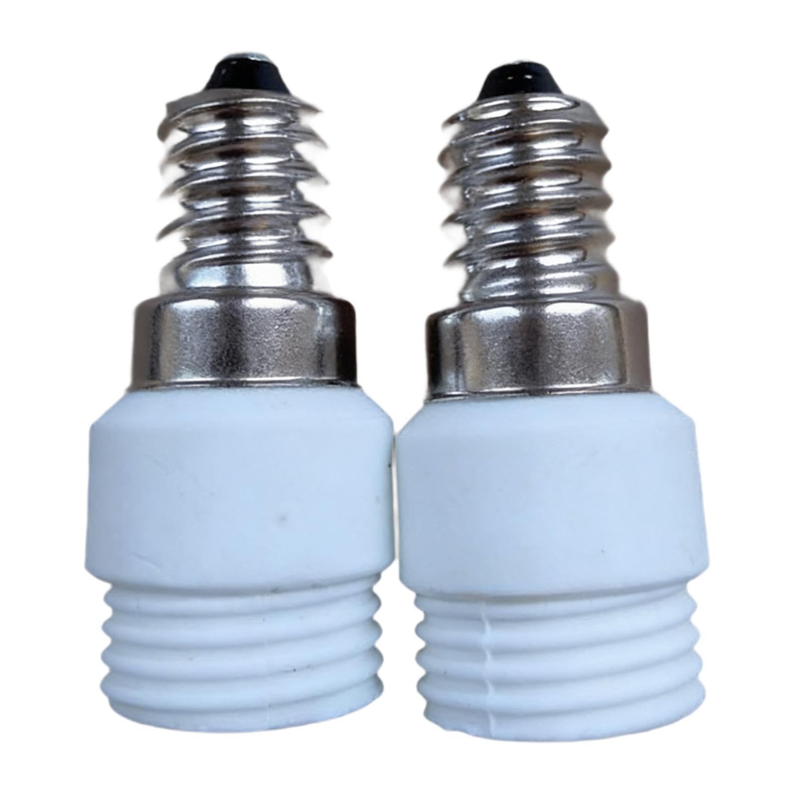 Gralara 2Pcs Bulb Base Converter E14 to G9 Adapter Portable Replacement Lightweight Lamp Socket Converter for Home Office Chandelier Ceiling Light