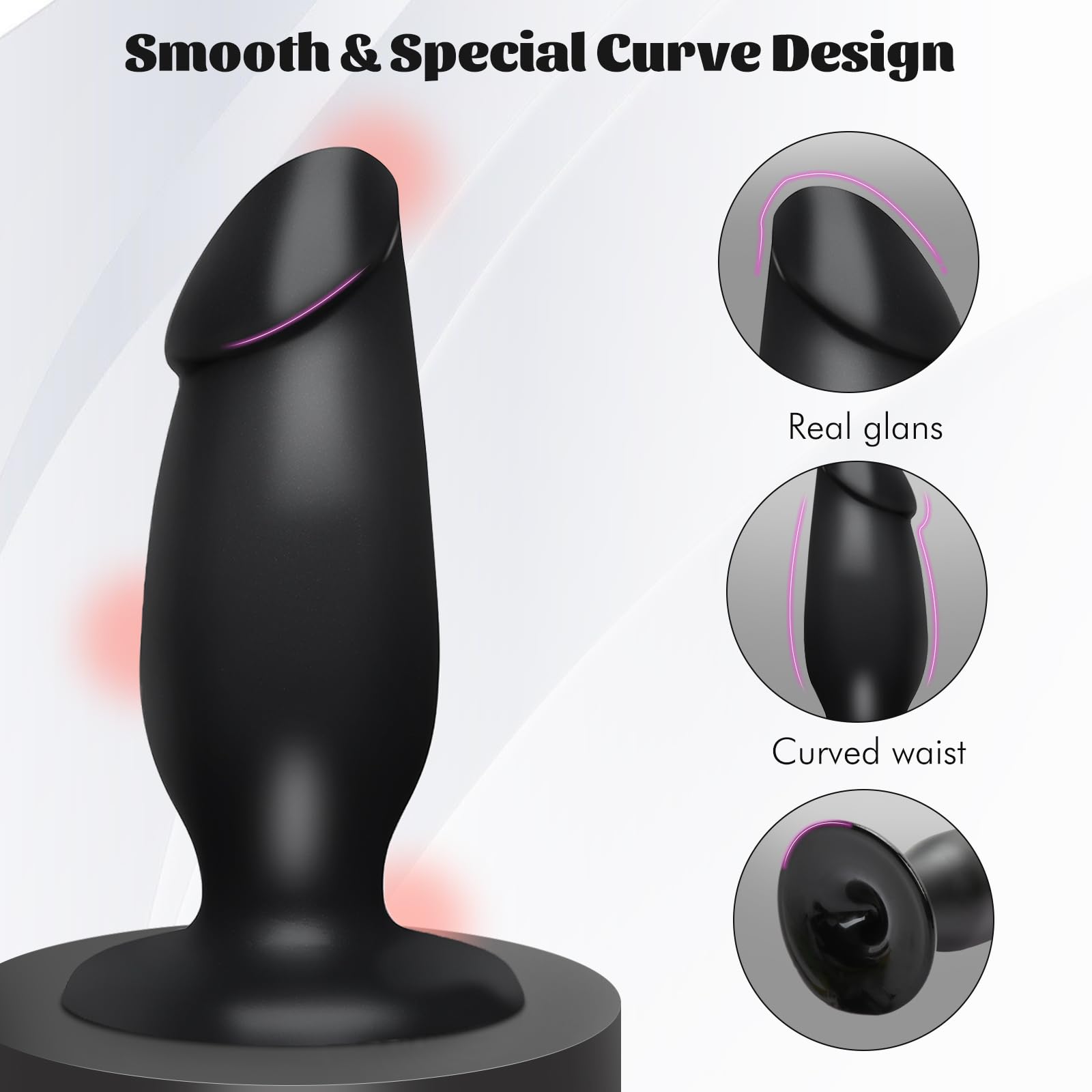 Super Long Thick Anal Butt Plug Trainer Sex Toys, 10.2 Inch Large Butt Plug Thread Anal Plug Big Anal Dildos Anus Dilator Anal Sex Toy for Adult Men Women Couples Prostate Massage Advanced Anal Play: Black