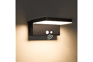 Outdoor Solar Wall Light with Motion Sensor and Dusk to Dawn Feature