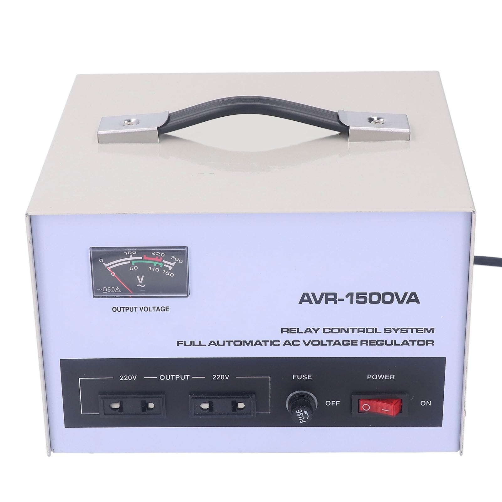 Stabilisateur de Tension Automatique, Régulateur de Tension Abaisseur Entrée 160-250 V Sortie 220 V monophasé pour équipement Photographique (Prise UE)
