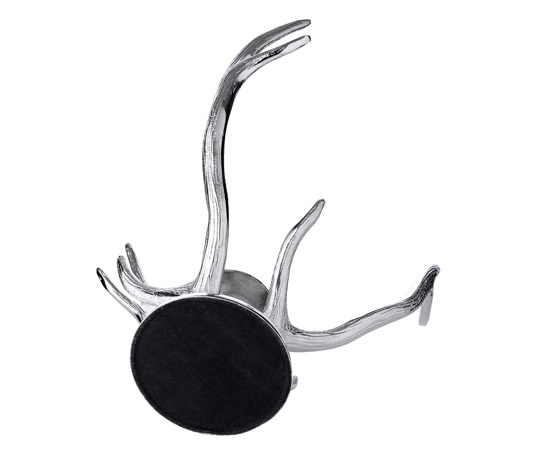 EDZARD Seau à Champagne Lita (Hauteur 37 cm, Ø 31 cm), argenté, Aluminium nickelé, Aspect Bois de cerf