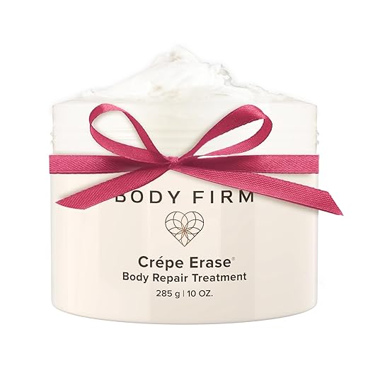 BODY FIRM Crepe Erase Body Repair Treatment, Anti-Aging Wrinkle Cream, Support Skins Natural Elastin & Collagen Production - 10oz