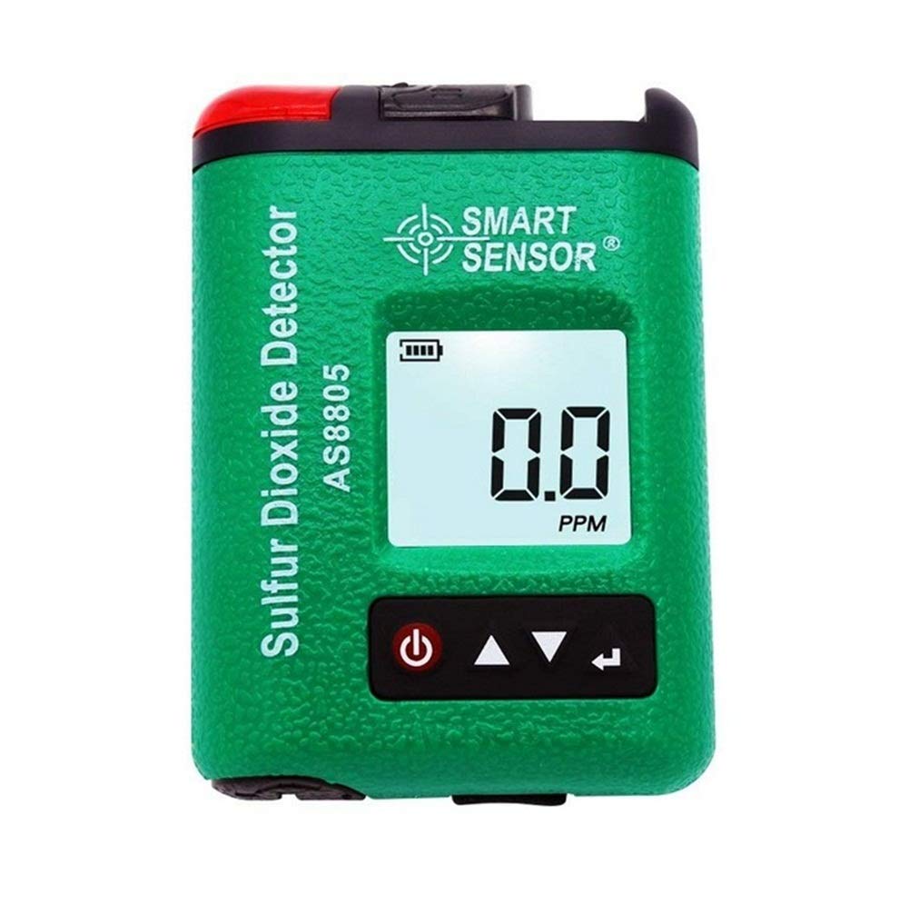 Digital Single Sulfur Dioxide Gas Monitor High Sensitivity Sound Light Alarm SO2 Toxic Gas Detector Tester with Rechargeab...