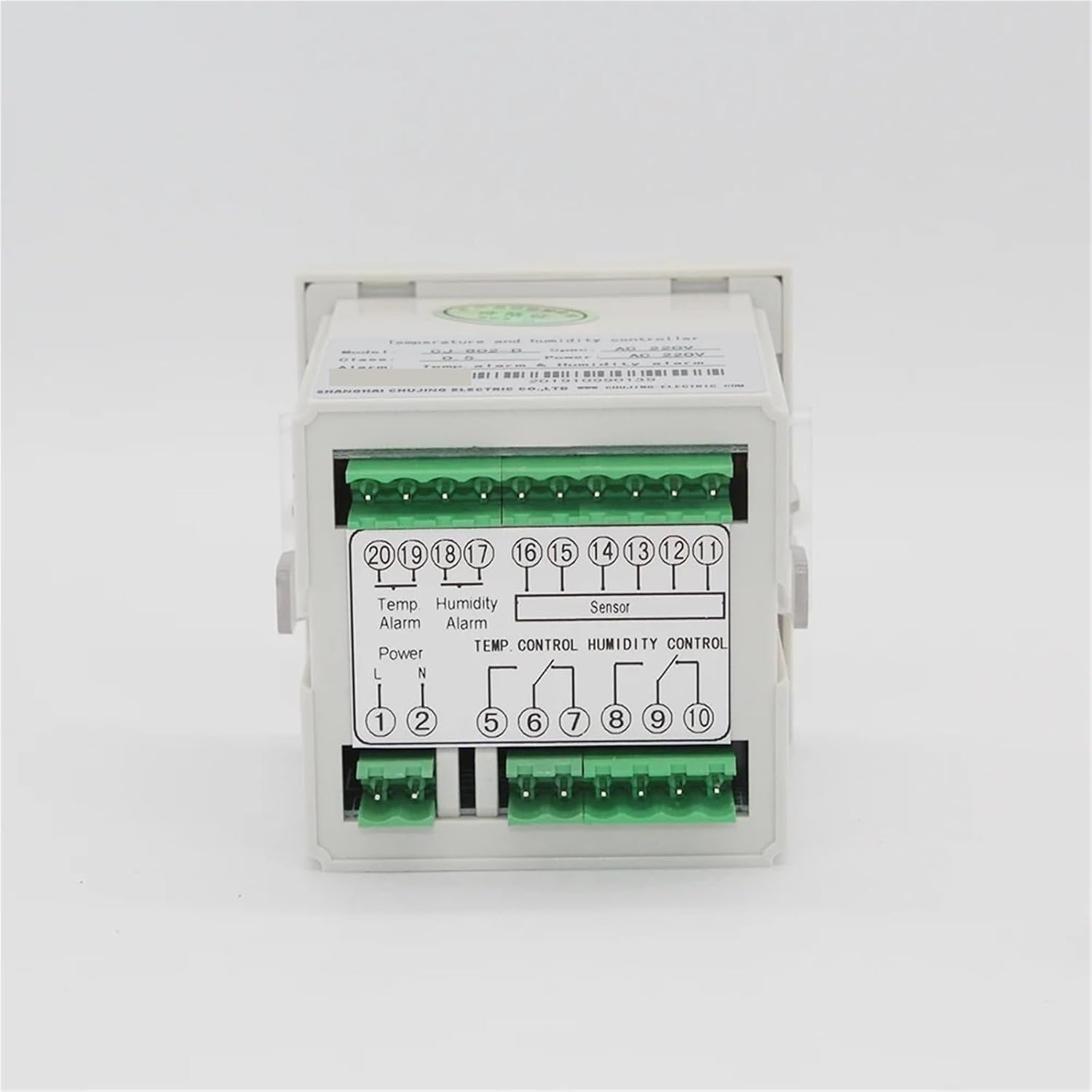 1Pcs Control 4 Devices Intelligent Greenhouse Irrigation Controller Digital Leaf Temperature and Humidity Controller 25m-45m Cable(25m Sensor Cable)