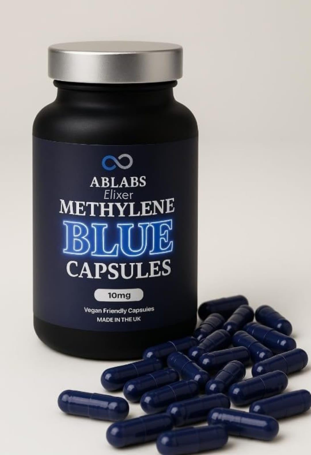 Bleu de méthylène 60 x 10 mg I ABLABS Ultra Haute Pureté I Qualité USP