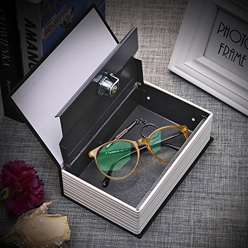 Book Safe With Combination Lock, Allomn Dictionary-Shaped Money Box Hidden Secret Security Lock-Up Piggy Bank With Keys For Coins Cash Money Jewellery Hidden Safe #TOP2