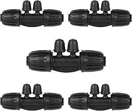 1/2" To 1/4" Drip Irrigation Kit For Garden Hose (1/2" Id X 0.60-0.63" Od) 16mm, Garden Hose Connector, Garden Hose Fitting (10 Pieces Barbed Tee 4 Way)