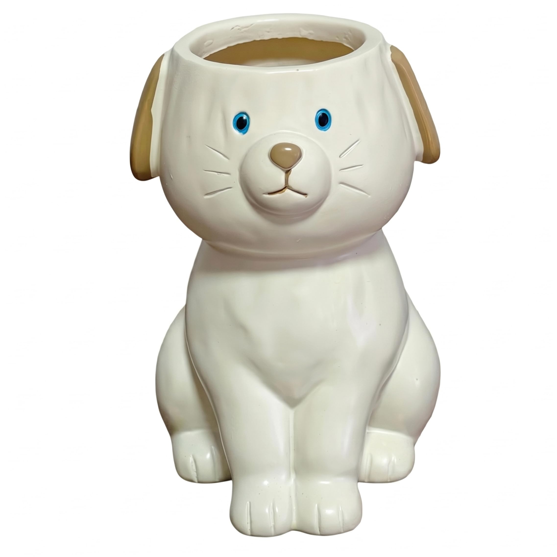 Xoeryoy Cute Flower Vase, Cute Dog Vase - Resin Animal Decor Vases For Entryway, Living Room And Dining Table