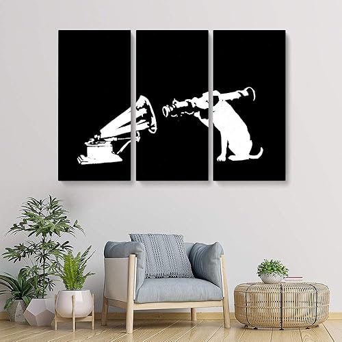 Miniatura 11 de Banksy Graffiti Street Art Colecciones de lienzos de arte callejero. Listo para colgar. Fabricado en Estados Unidos #4#5