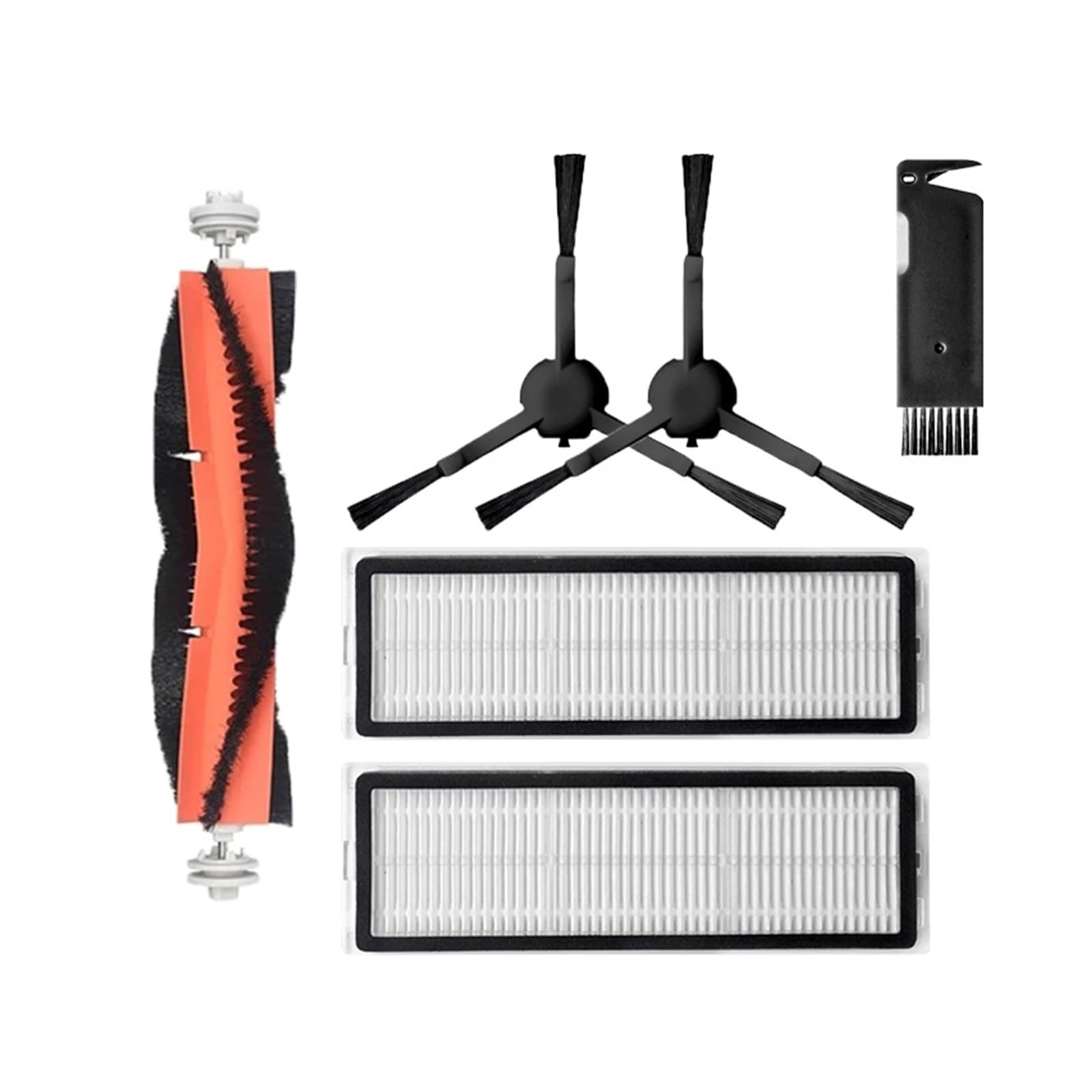 Kicici Compatible With Xiaomi Dreame Bot D10 Plus RLS3D Robot Vacuum Cleaner Accessories Hepa Filter Mop Cloth Dust Bags Main Side Brush Parts(Set14)