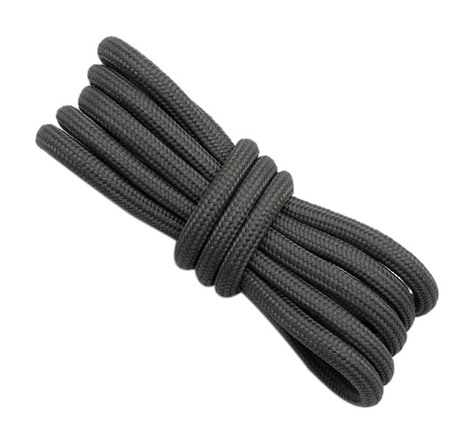 GPDNBIEU Shoelaces, Round Polyester Shoelaces Green Shoe Laces Extra Women Men Sneaker Shoestring(2744 Grey,160cm)