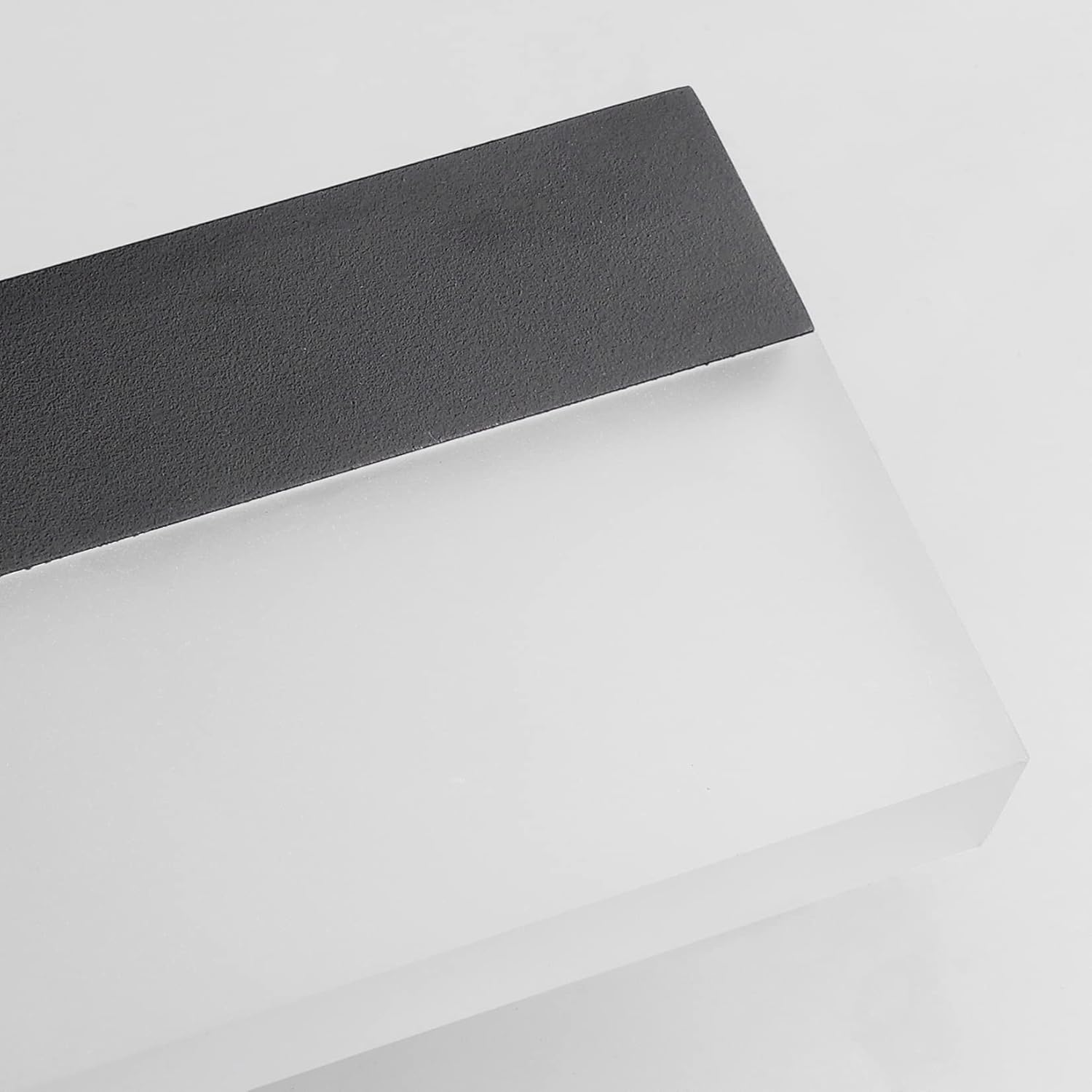 Aipsun Black LED Vanity Light 40inch Black Bathroom Light Fixtures Modern Bathroom Light Fixtures Over Mirror 5500K