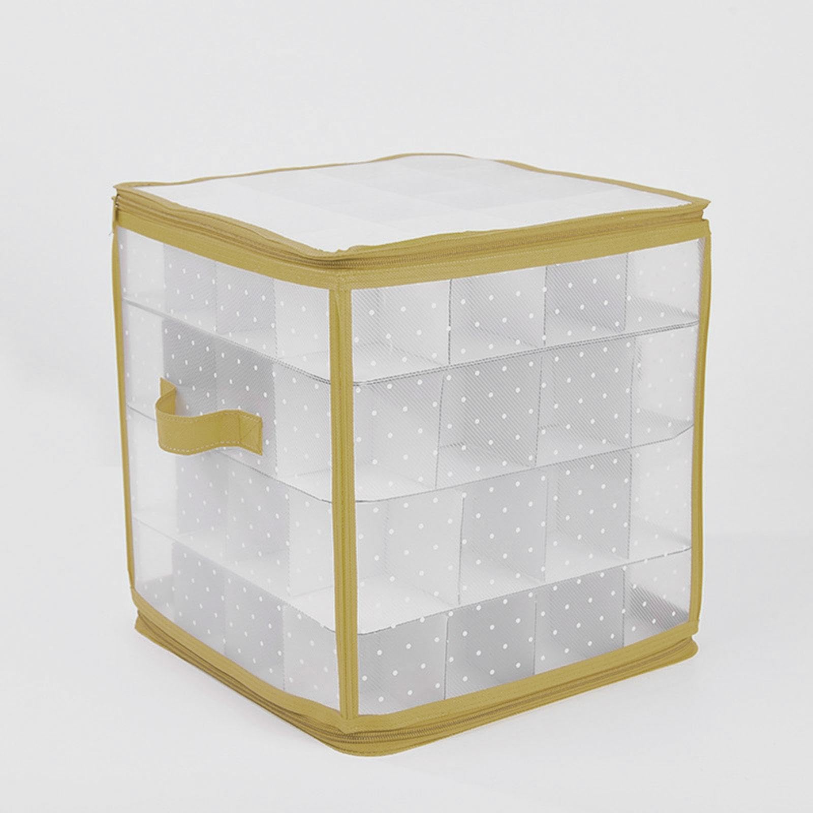 MagiDeal Scatola portaoggetti per Palline di Natale, Custodia per Il Trasporto, Organizer per Decorazioni Natalizie, Regalo, Scatola portaoggetti per, Tieni 64 Palline