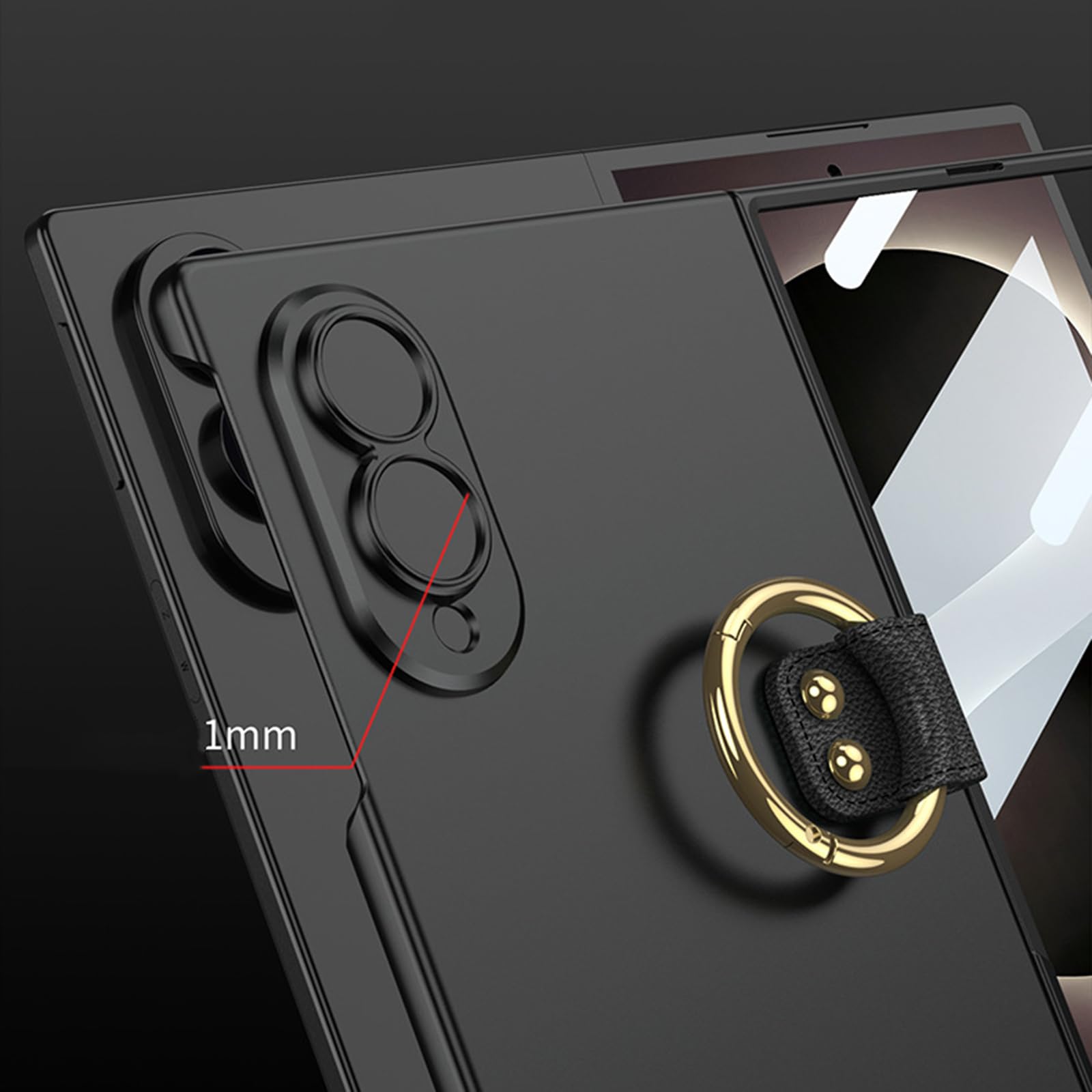 Custodia for Samsung Galaxy Z Fold 8 anello supporto slim