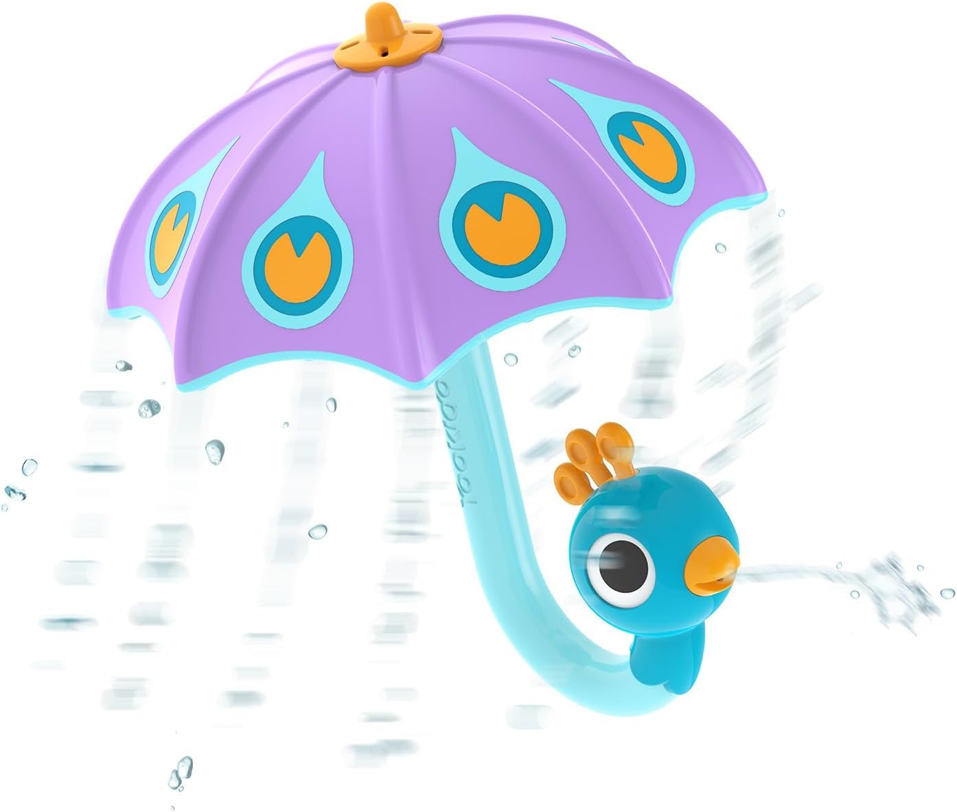 Yookidoo - Fill 'N' Rain Peacock Umbrella - Purple - (YO40226)
