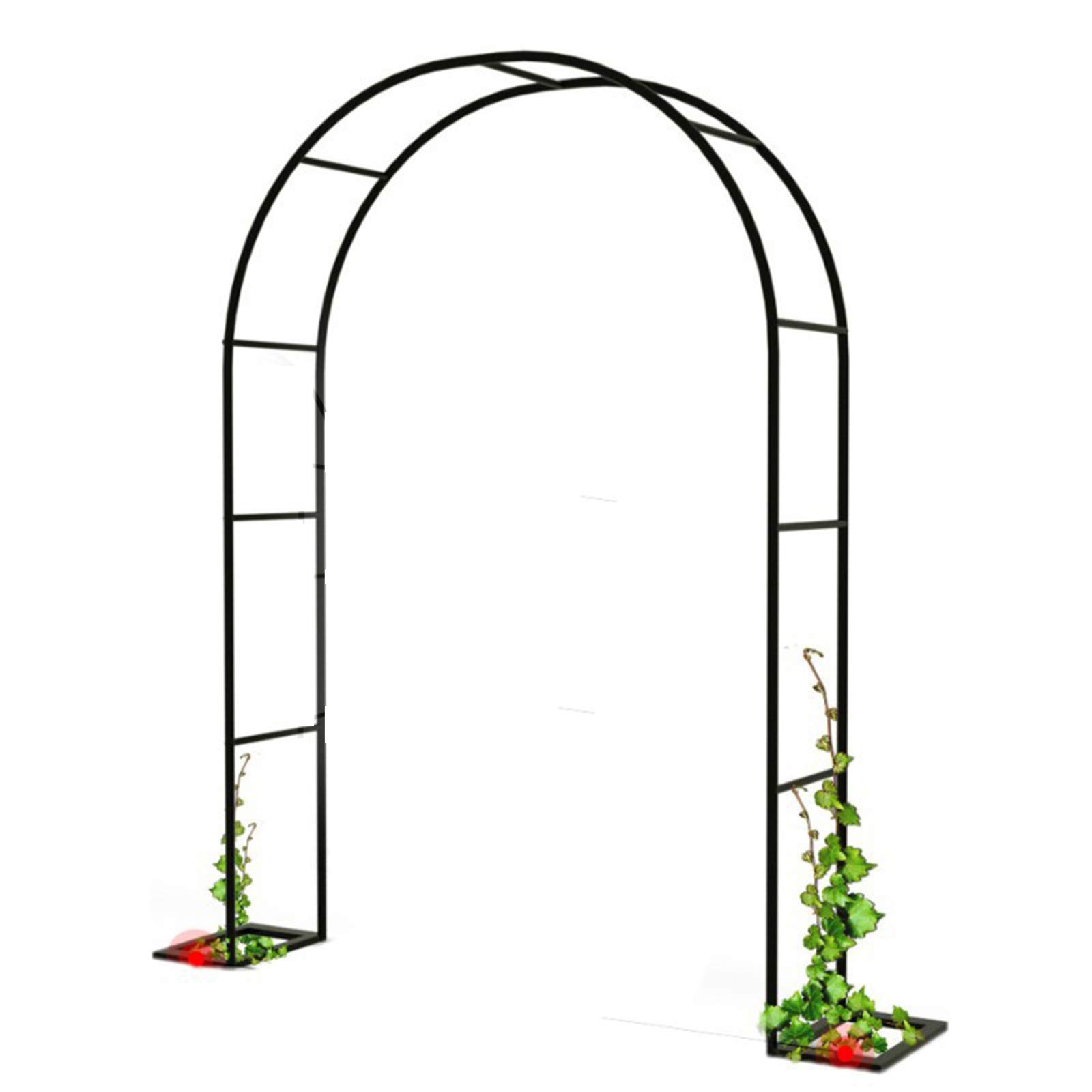Treillis d'arche de jardin en métal pour dompter vos rosiers