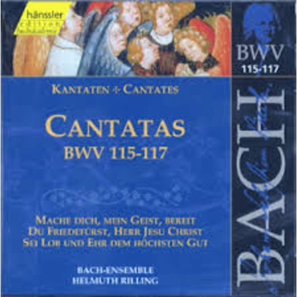 Bach: Cantatas BWV 115-117 [Audio CD] Bach, J.S.; Johann Sebastian Bach and Helmuth Rilling