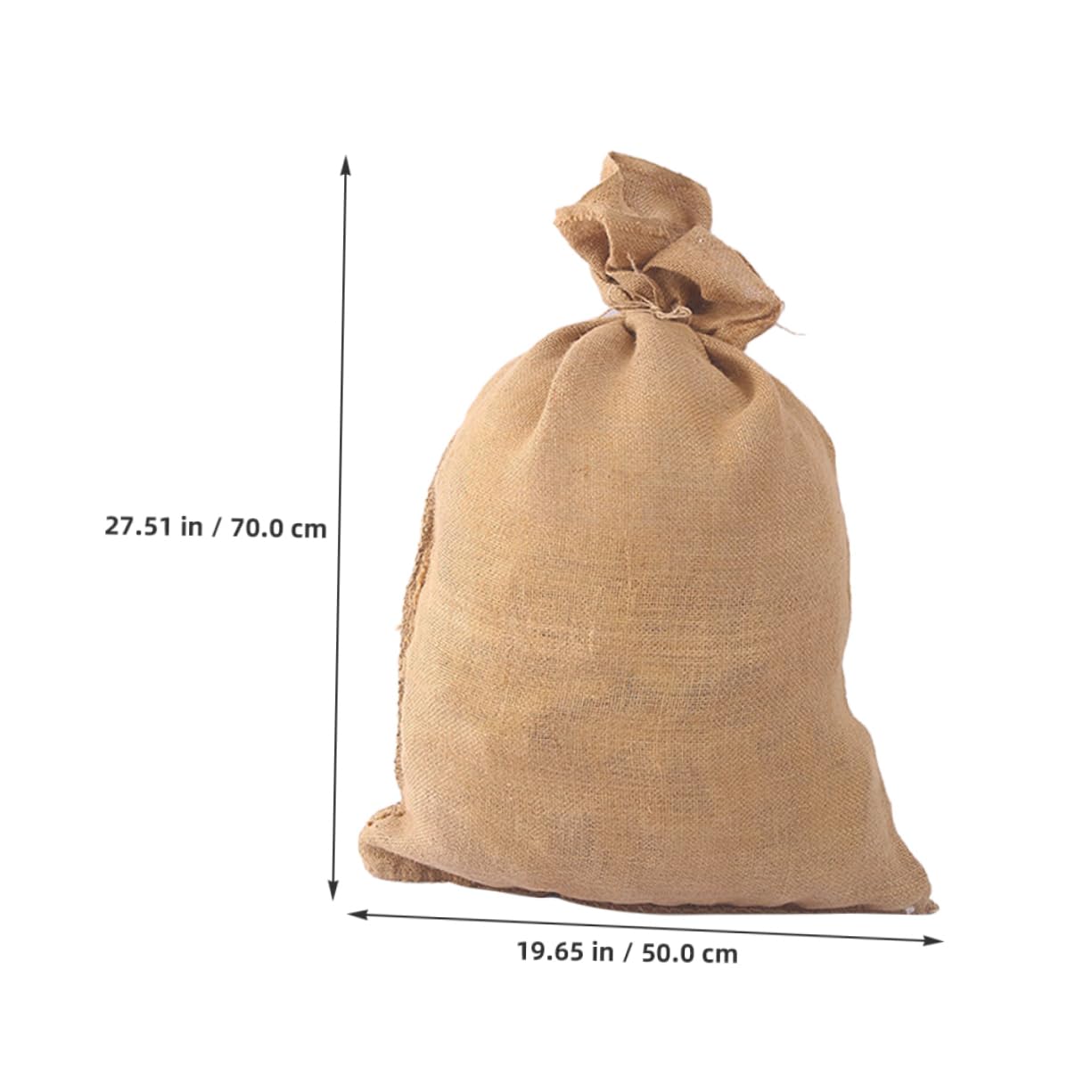 BESTonZON 4pezzi Sacco Di Juta Resistente Per Controllo Inondazioni Stoccaggio Patate e Trasporto Pesante Borsa Di Juta Per Patate Borsa Da Corsa Per Giardinaggio All Aperto