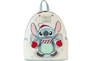 Disney: Lilo & Stitch - Stitch Holiday Snow Angel Glitter Mini Backpack