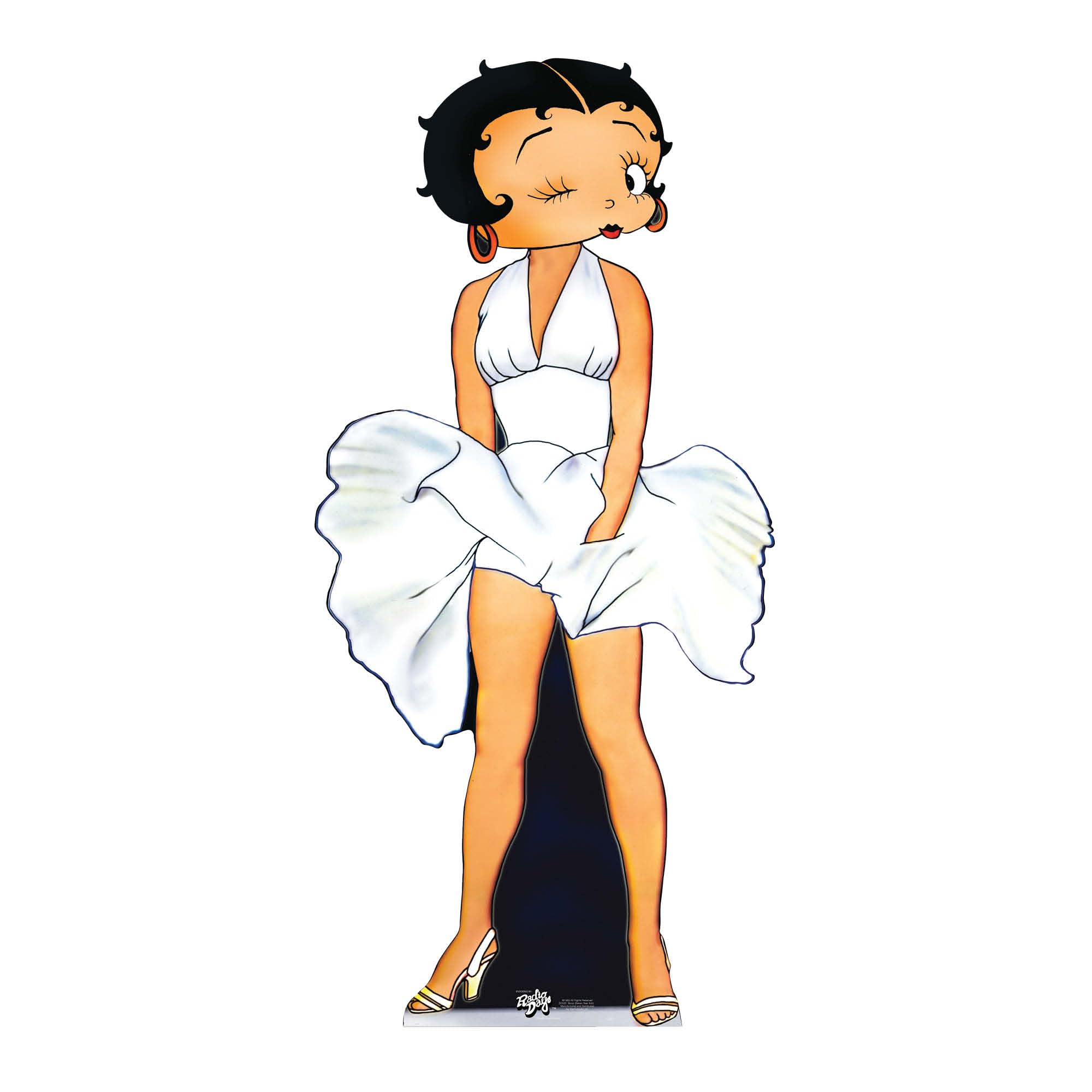 Star Cutouts Beige Cut Out Of Betty Boop 7 Year Itch