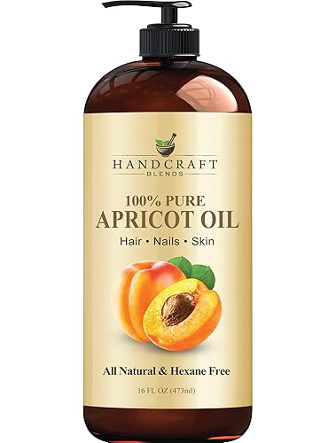 Miniatura 4 de Handcraft Blends Aceite de ricino y albaricoque | Para el crecimiento del cabello, pestañas y cejas – Aceites portadores y aceites corporales 100%
