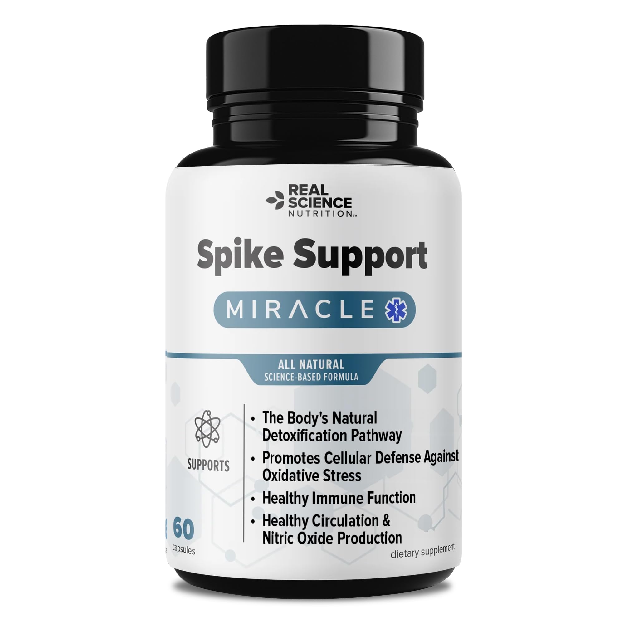 Real Science Nutrition Suplemento para Óxido Nítrico com Vinitrox e GABA, 60 cápsulas