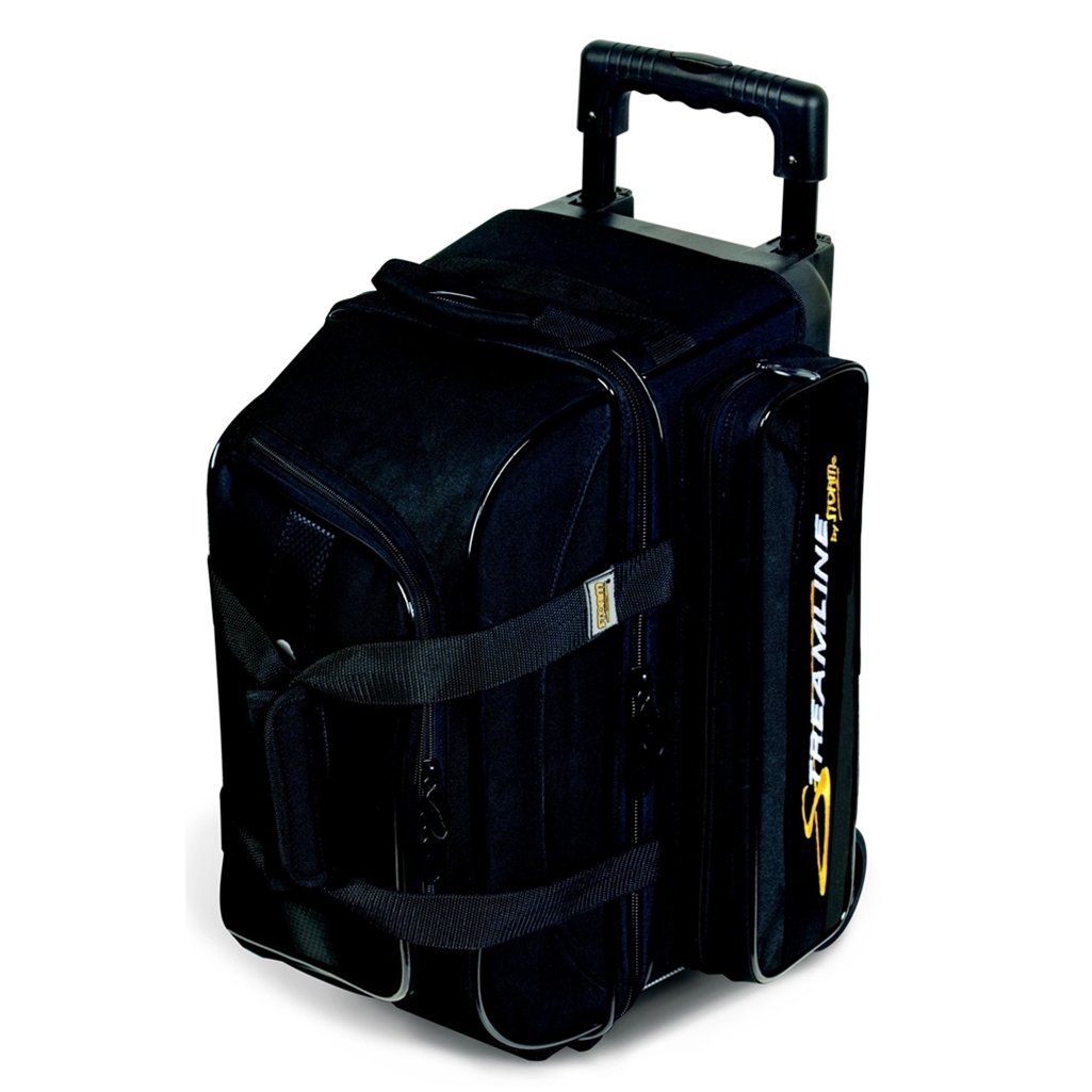 Streamline 2 Ball Roller Bowling Bag by Storm- Black ()