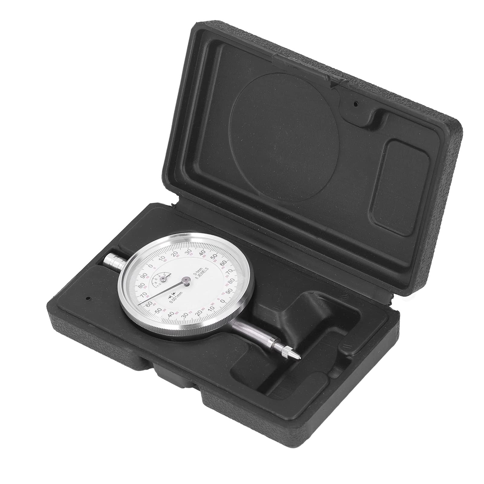 Yosoo Health Gear Comparatore, Comparatore in Lega di Alluminio, Intervallo da 0 a 1 Mm, Precisione 0,001 Mm, Quadrante da 59, Braccio di Controllo Regolabile per la Misurazione della Manutenzione