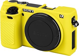 Easy Hood Case for Sony Alpha A6000 ILCE-6000 Digital Camera, Anti-Scratch Soft Silicone Housing Protective Cover Protector Skin (Yellow)