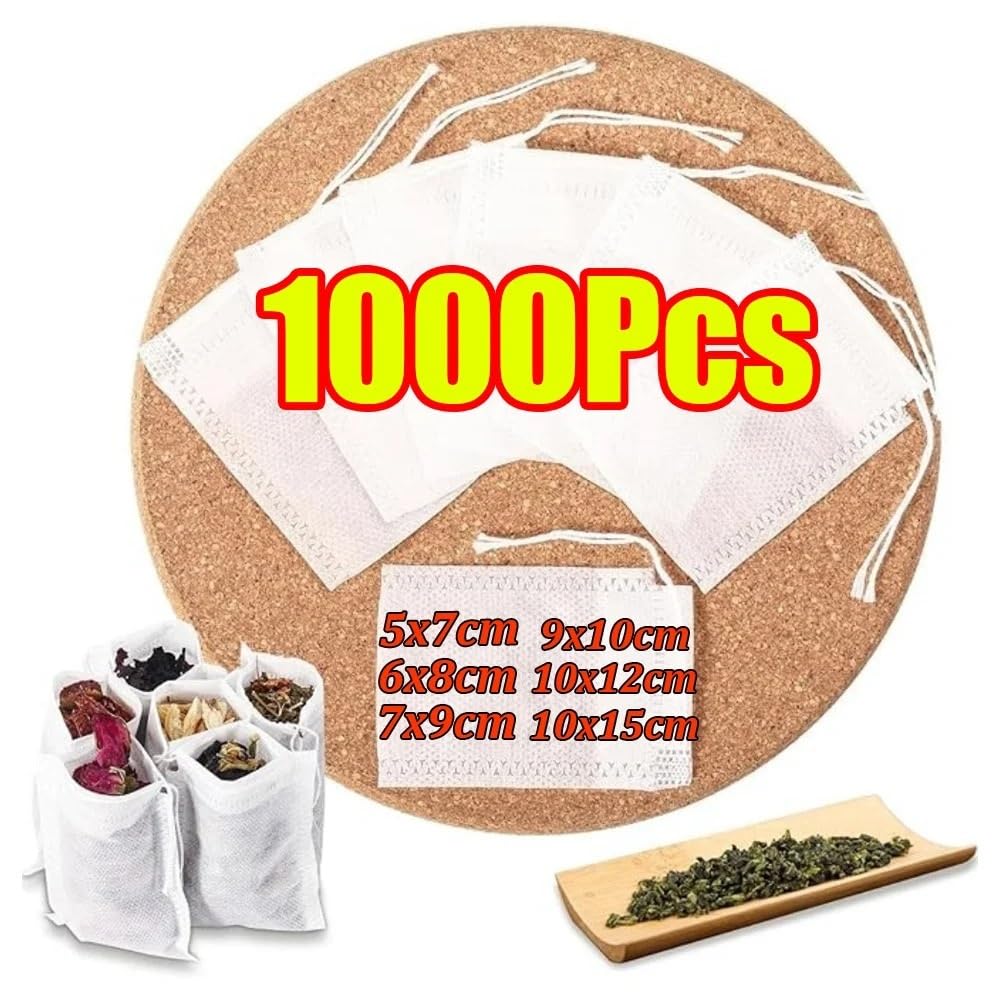 Bolsas De Filtro De Té | Uso higiénico desechable(9x10cm,400Pcs)