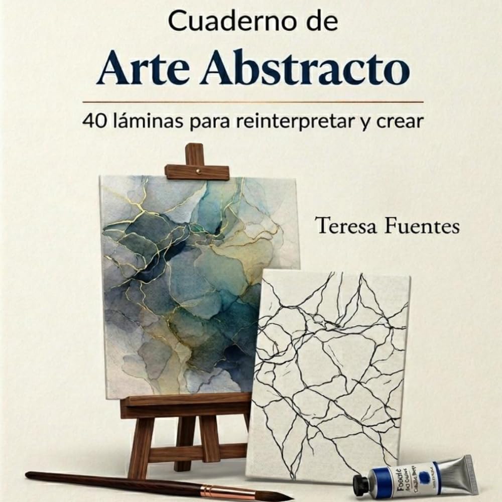 Cuaderno de arte abstracto: 40 láminas para crear y reinterpretar