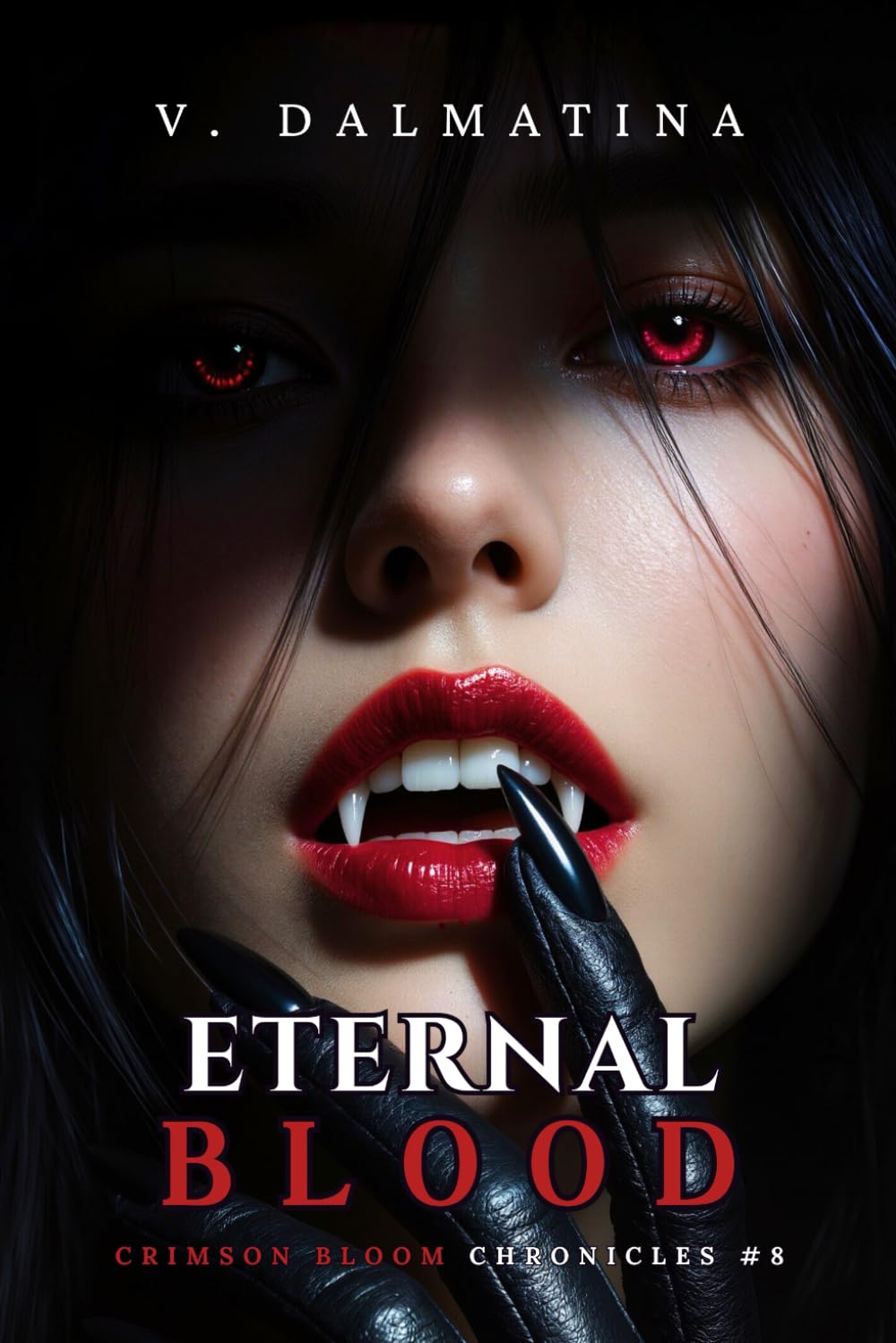 Eternal Blood: A Dark Sapphic Portal Fantasy Romance (Crimson Bloom Chronicles #8)