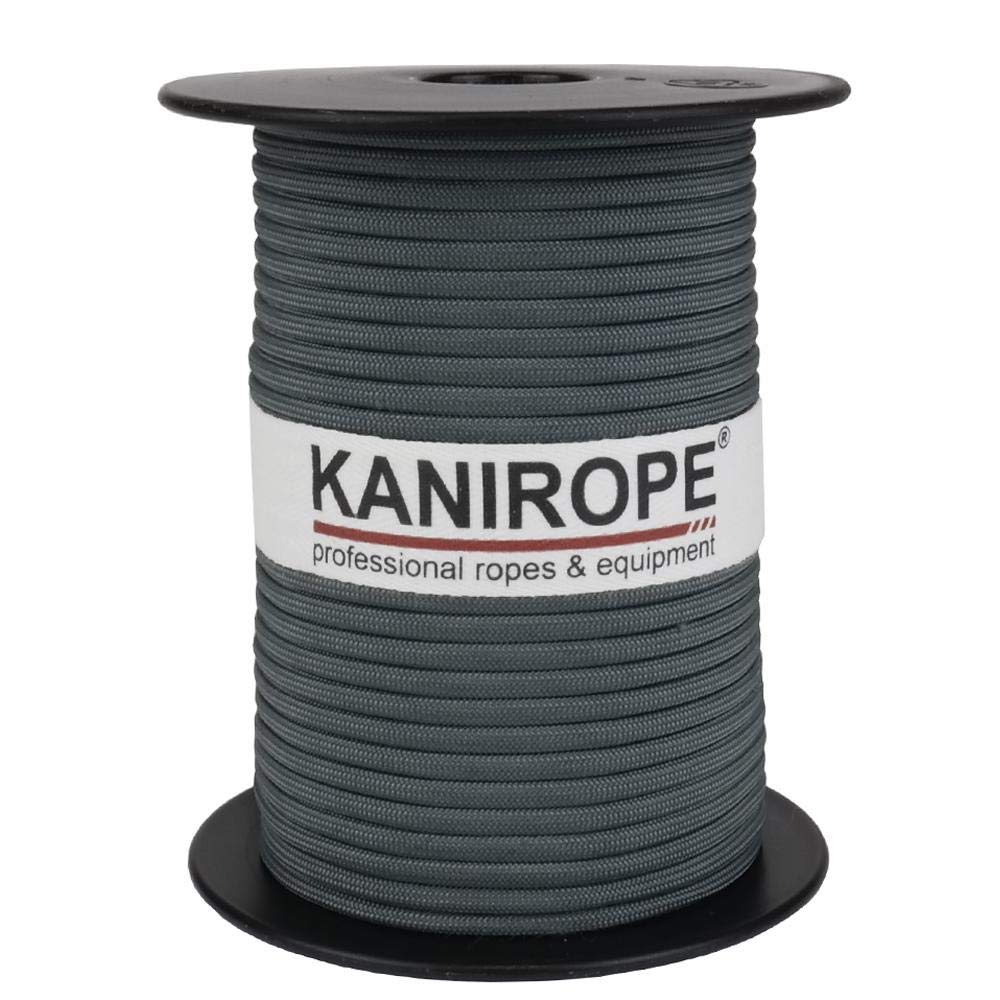 Kanirope® Paracord XPRO ø 3,8 mm 50 m szara 32-krotnie pleciona