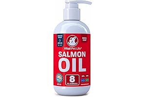Salmon Oil for Radiant Pets - Liquid Food Supplement for Healthy Skin & Coat