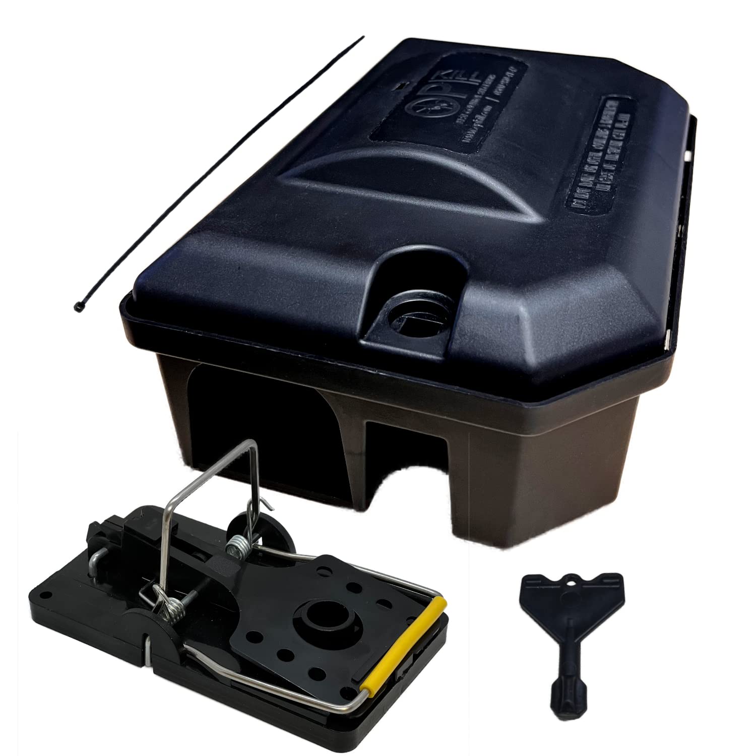 1 x External Rat Snap Trap & Rodent Control Box - Rat Trap Safety Box, No Poison - Eco Professional Quality