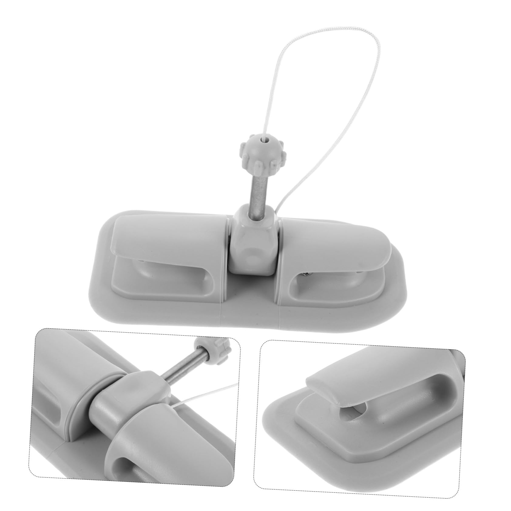 ifundom Bootspaddelclip 2 Stück Aluminiumlegierung mit 10mm Bohrung | Oars und Schlauchboote, Vorgebohrte Ausführung, Pvc Anteil, Flexible Lenkung bei Wasseraktivitäten