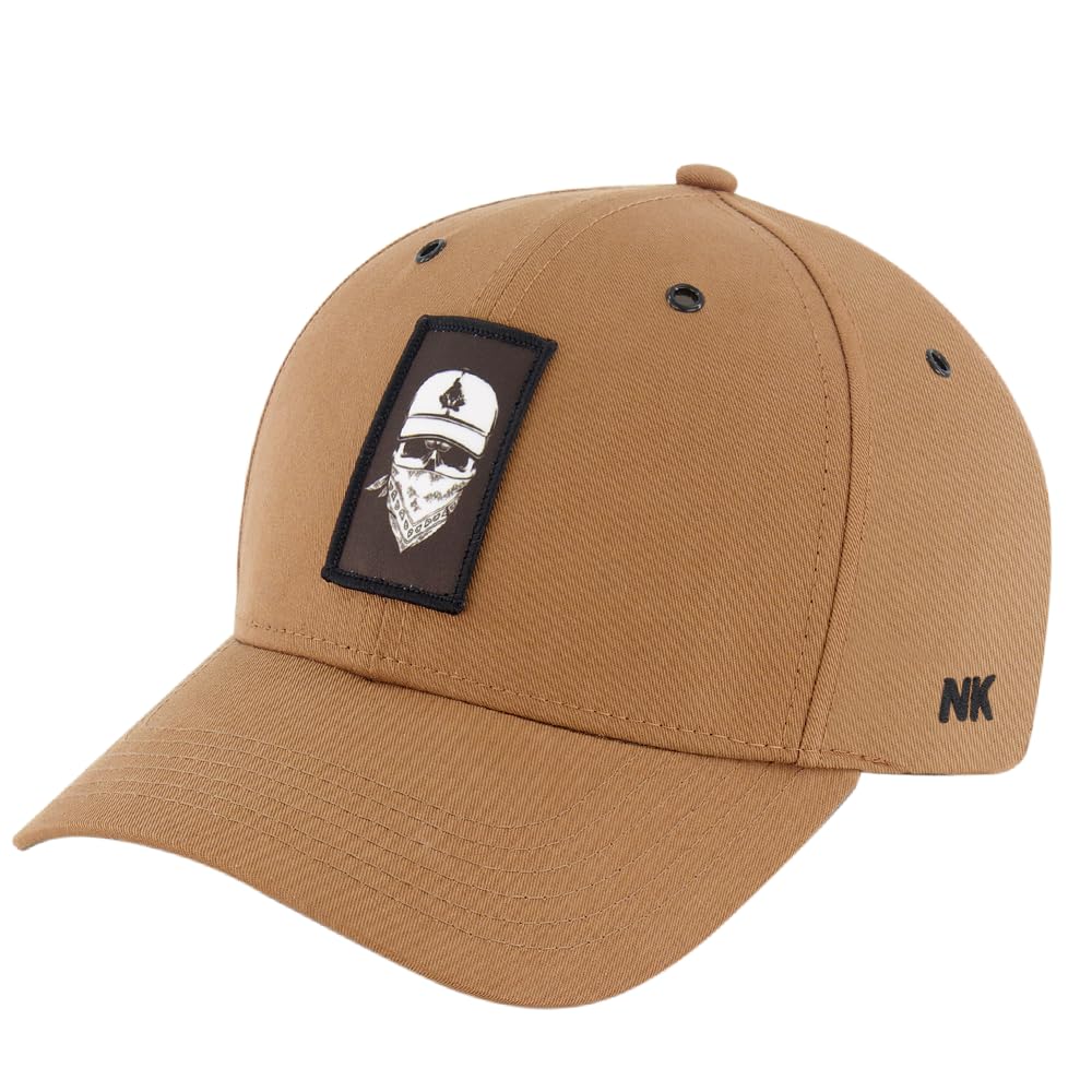 Nebelkind Basecap-Herren Damen, Baseball Cap mit Patch, Bandana 2, Einheitsgröße OneSize Größenverstellbar Unisex Baseballkappe, Casual Streetwear Style Cap mit gebogenem Schirm