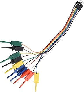 Kit de analizador lógico de 10 agujas de gancho de 25 cm para pruebas efectivas de virutas y pines (cabeza hembra)