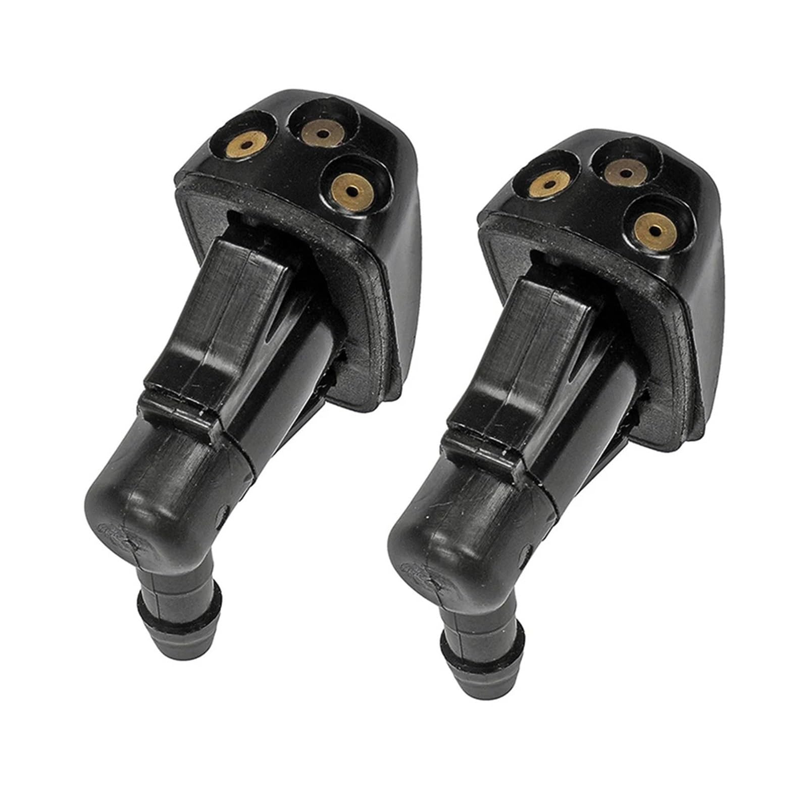Zhlouytg One Color 2Pcs Fits Most Car Models Dual Holes Windshield Washer Nozzle Wiper Water Spray Front Windshield Spray Nozzles Washer Jet Kit