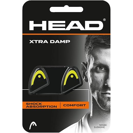 Head Silicone Xtra Tennis Dampener Black-Yellow