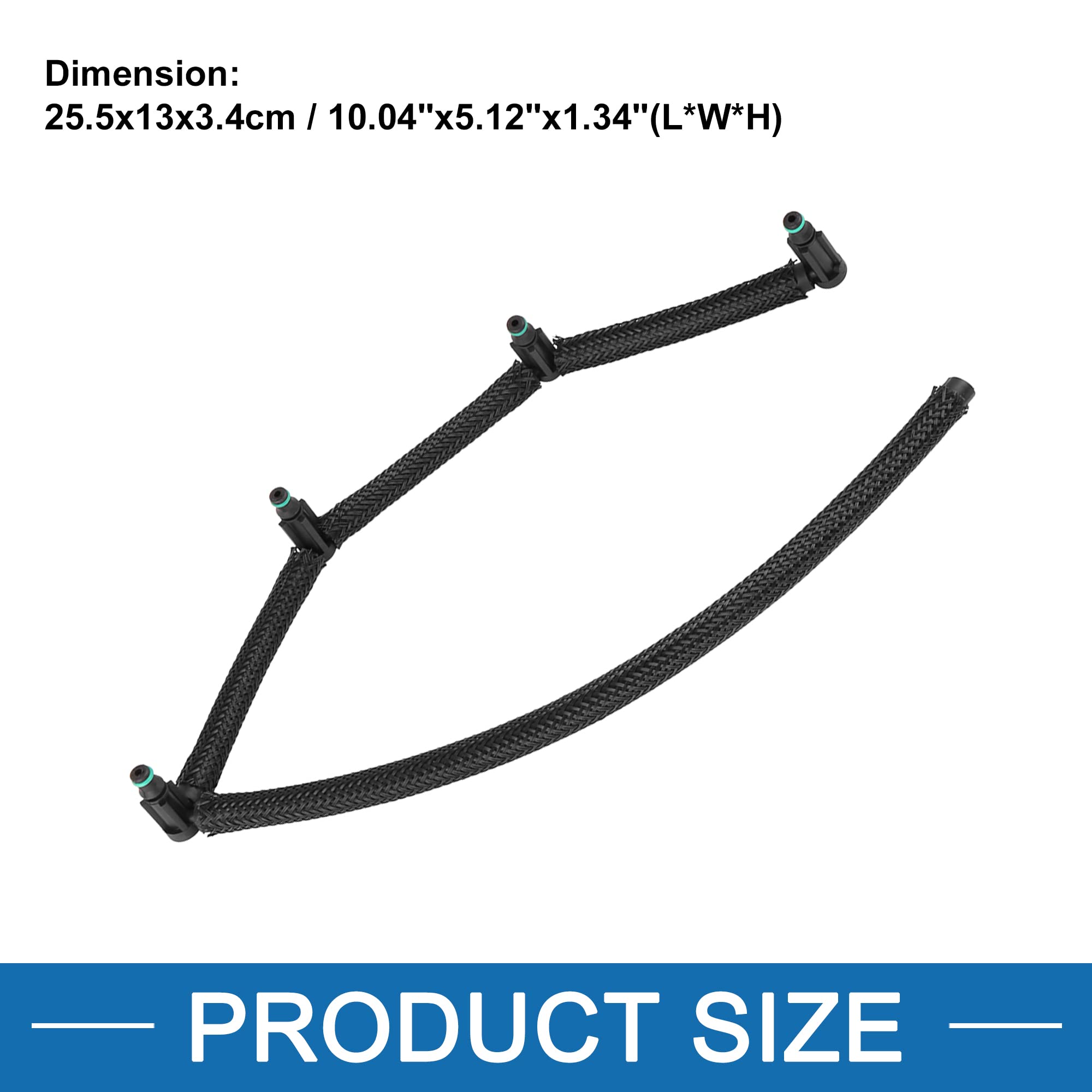 A ABSOPRO Diesel Combustible Retorno Línea Manguera Tubería 1574Q5 para Peugeot 206 2004-2010