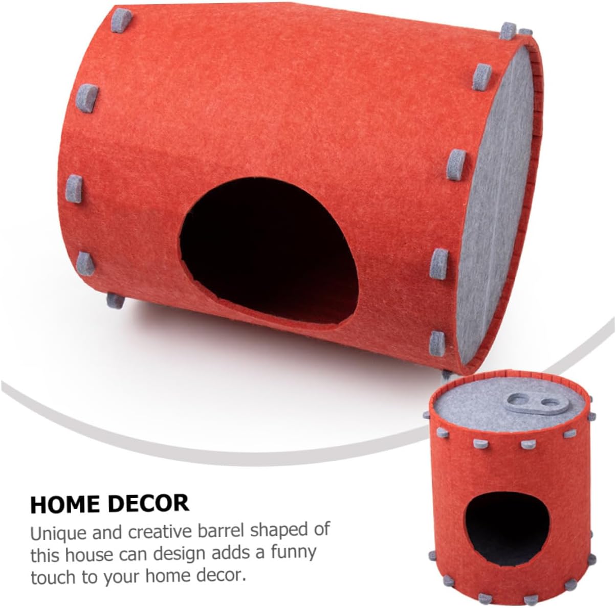 SUPVOX Cat House for Indoor Cats Hideaway Bed Spacious Comfortable Nest for Kittens Four Seasons Use Lightweight Decorative Pet Sleeping Space