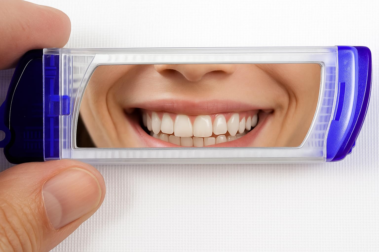 Image secondaire de TOPMED ETS Lot de 100 cure-dents en plastique avec miroir (2 boîtes de 50 unités) - Couleur aléatoire