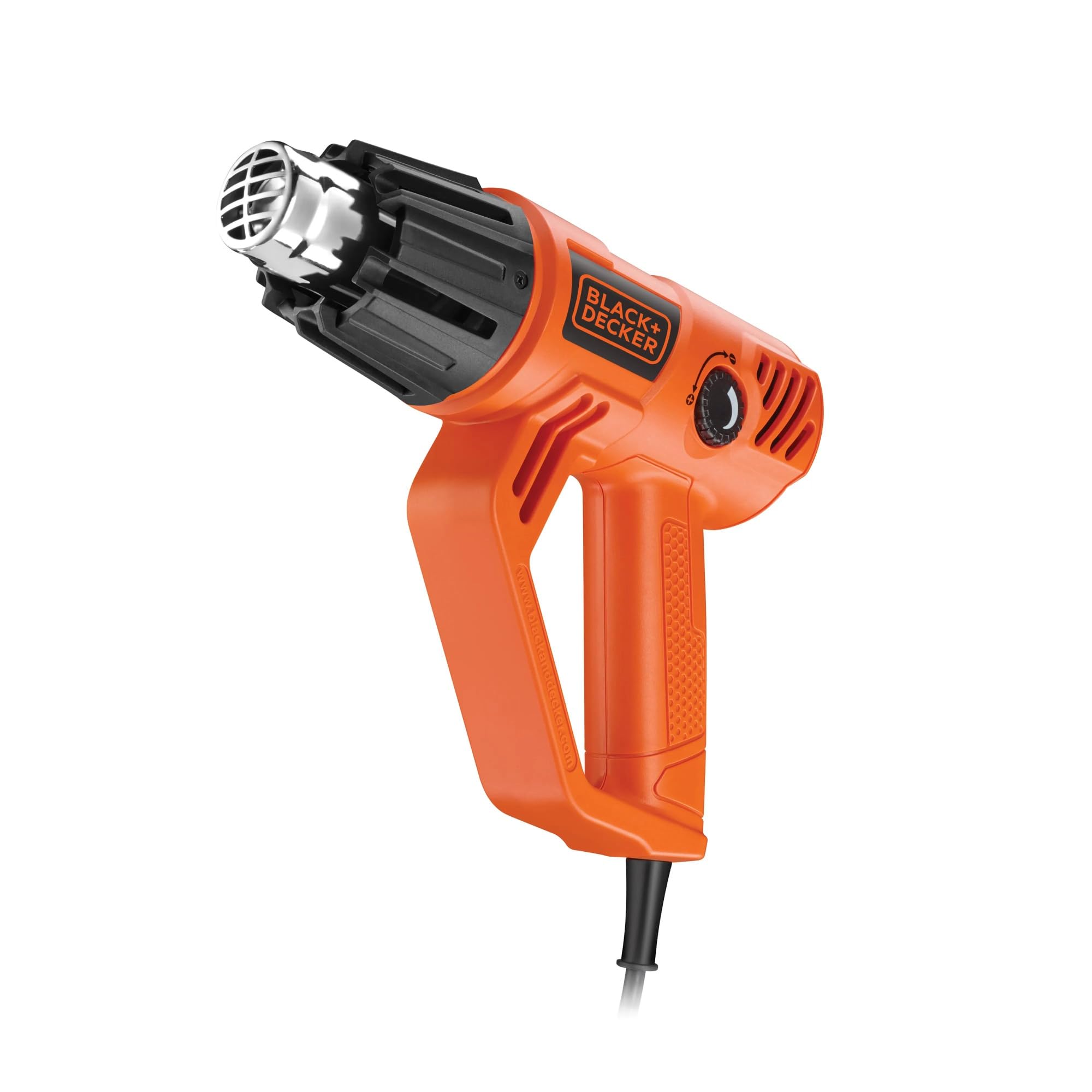 BLACK+DECKER Pistolet Thermique 2000W avec contrôle de température Variable | Contrôle de 50 à 600 °C, 2 niveaux de chauffe, KX2001-QS