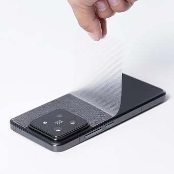 Ibywind Compatible with Xiaomi 14 5G Glass Film, 2 Protective Film with Guide Frame, Lens Cover 1, Back Sheet 1, Scratch Resistant, Shock Resistant, 9H Tempered Glass Film Smooth Touch Bubble Free Fingerprint Authentication Supported Ultra Easy Application