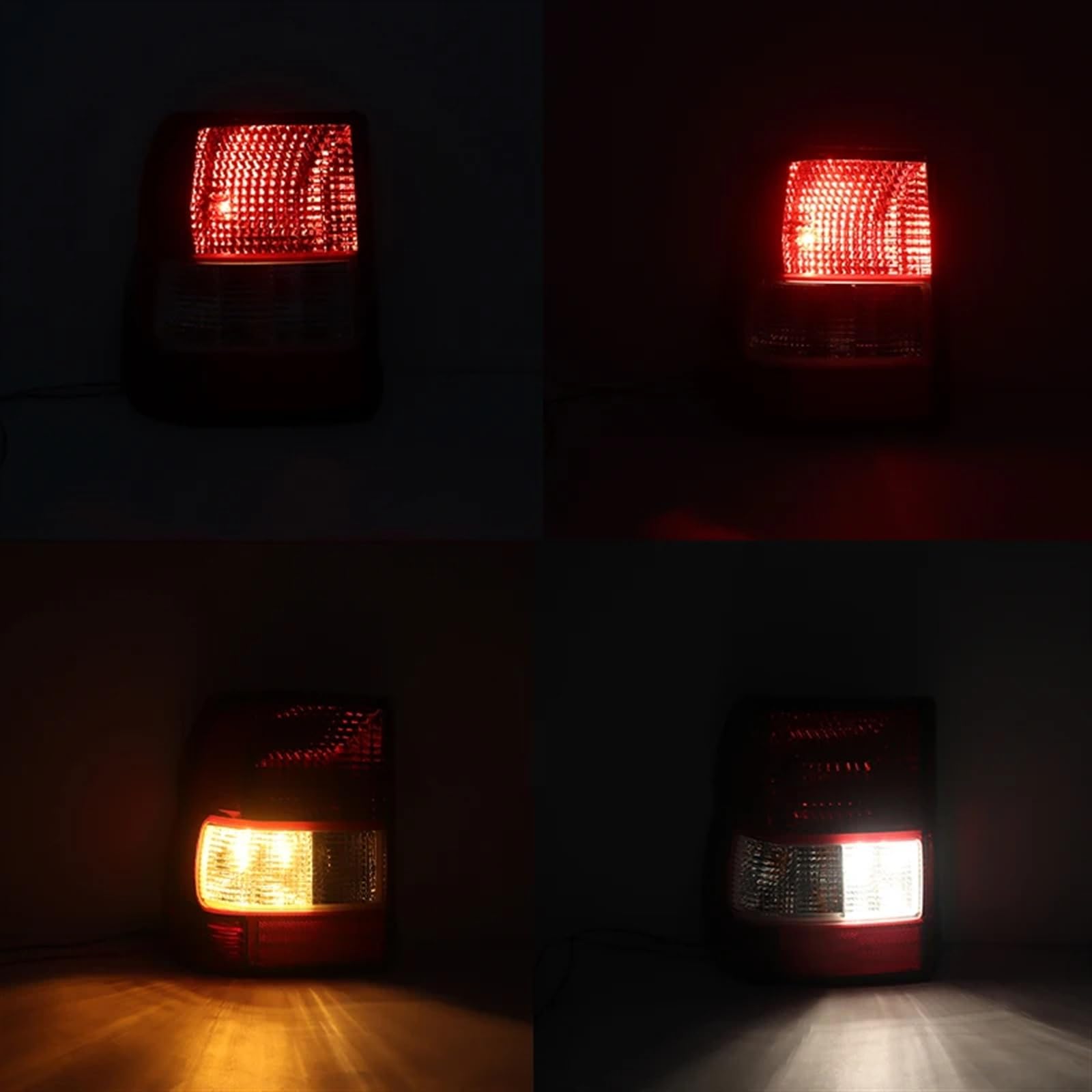 Pilotos Traseros coche Compatible Con Mitsubishi Para Pajero Para Montero IO Para Pajero Para MINI 1998-2007 MR535073 MR535074 Luz Trasera Izquierda Derecha Coche Luz Trasera Lámpara De Freno(Left)