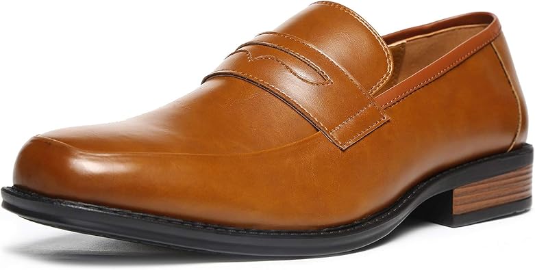 Amazon Gm Golaiman メンズ クラシック ペニー ローファー ドレス ビジネス カジュアル オックスフォード シューズ レースアップシューズ